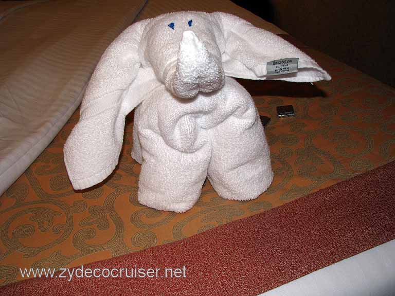 131: Carnival Freedom, Grand Cayman, Towel Animal