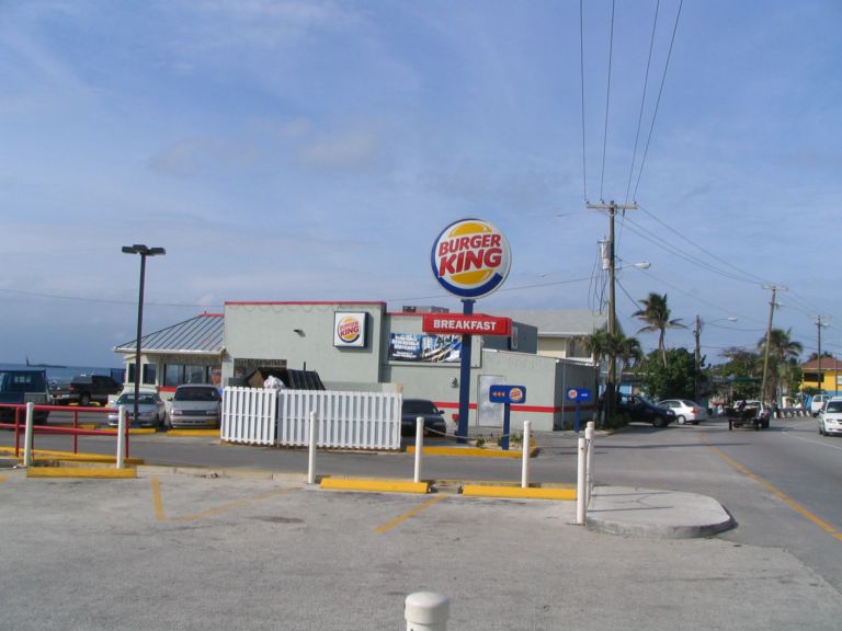 Cheeseburger Reef, Grand Cayman is off of - Surprise!