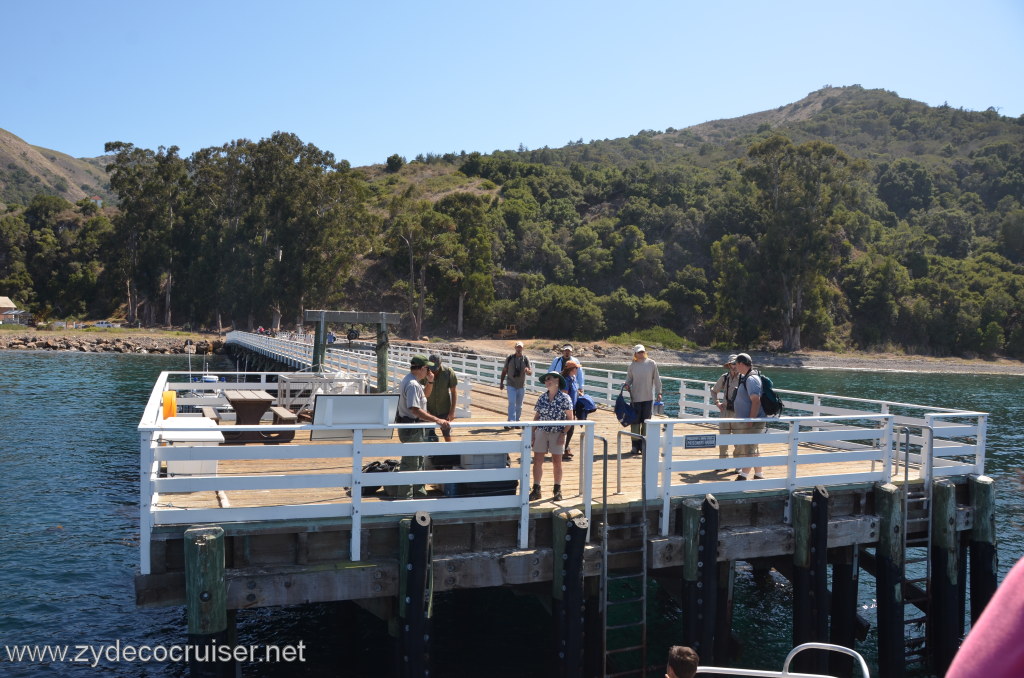 315: Island Packers, Ventura, CA, Whale Watching, Pier at Prisoner's Harbor, Santa Cruz Island, Channel Islands, CA