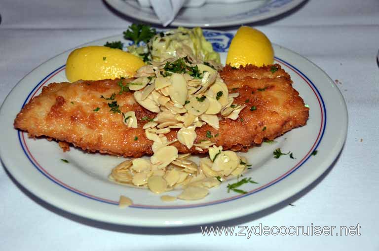 214: Christmas, 2010, New Orleans, LA, Antoine's Restaurant, Filet de Truite Amandine, Speckled Trout Amandine,