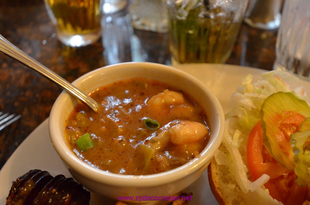 250: Oak Alley Plantation, Cup of Shrimp and Okra Gumbo, 