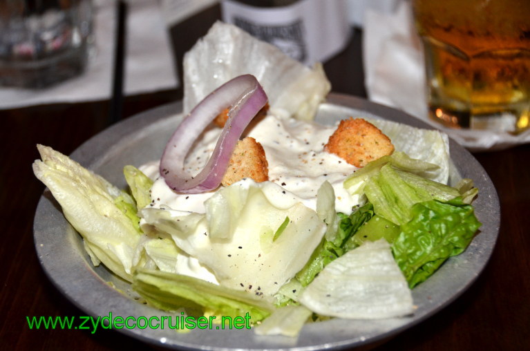 049: Baton Rouge Trip, March, 2011, Mike Anderson's Seafood, Dinner, Salad with Blue Cheese