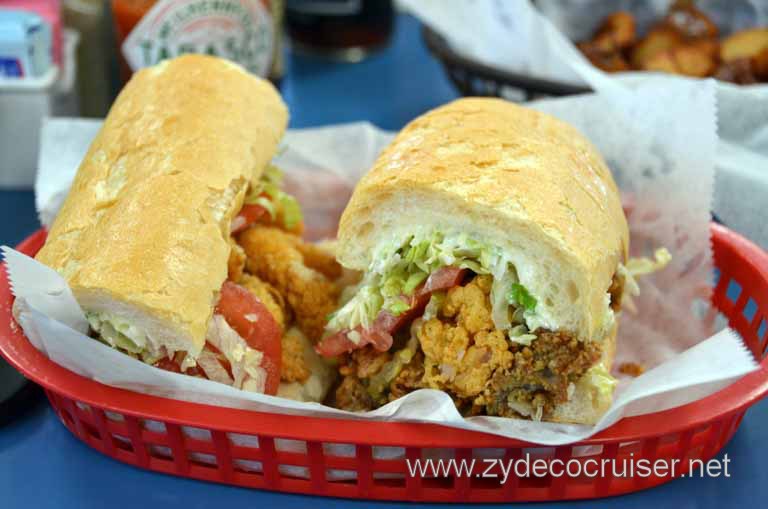 010: Kenner, LA, November, 2010, Harbor Seafood, Shrimp and Oyster combo poboy