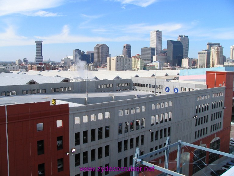 New Orleans, Erato Street Cruise Terminal, Downtown New Orleans in Background