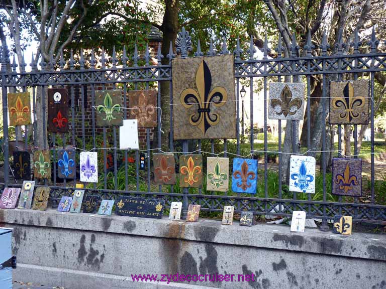 129: Jackson Square Fleur de Lis art