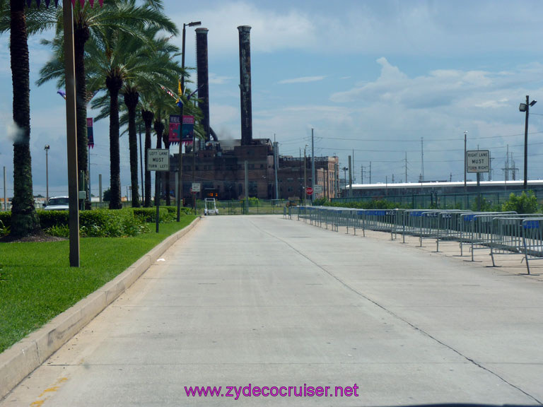 041: Driving toward the cruise ship - Henderson Street, New Orleans, LA