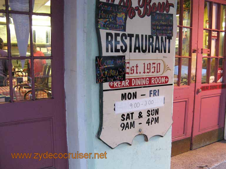 Johnny's Po-Boys Restaurant, New Orleans