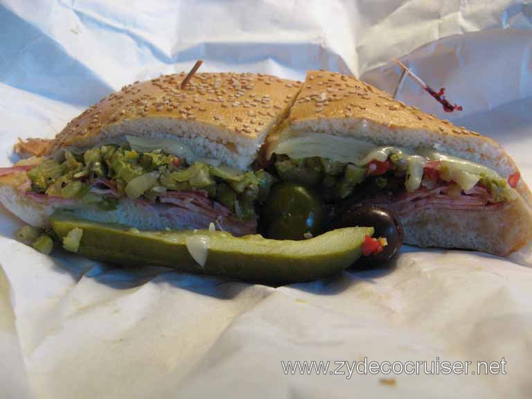 Napoleon House, Half Muffuletta, New Orleans