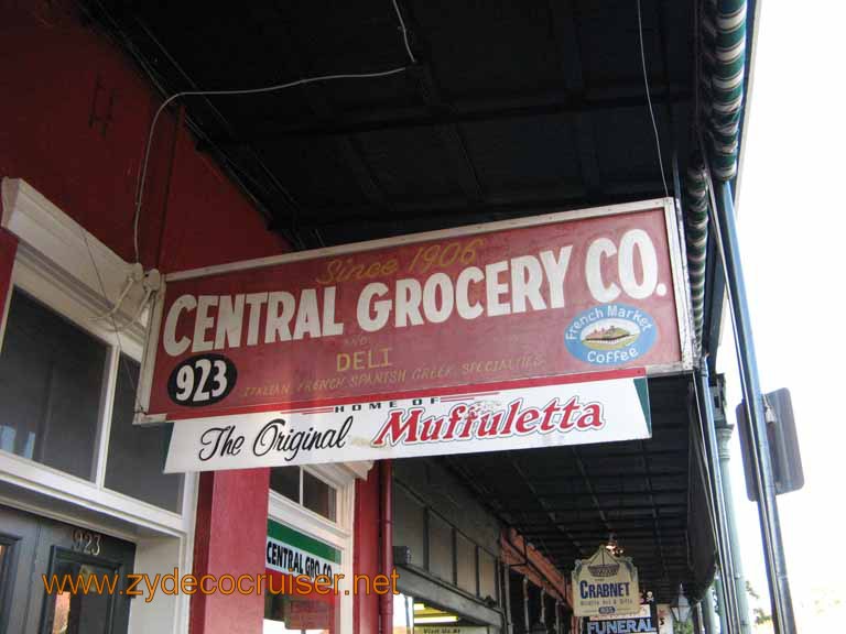 Central Grocery Co., New Orleans, The Original Muffuletta