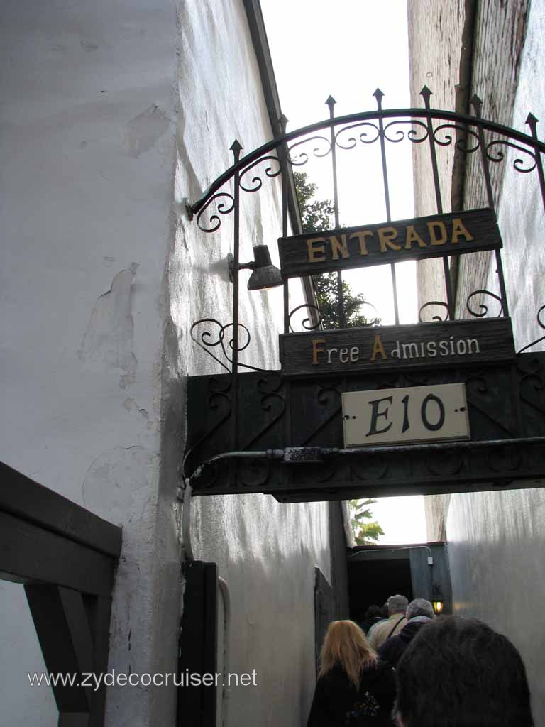 021: Carnival Pride, Long Beach, Sunseeker Hollywood/Los Angeles & the Beaches Tour: Entrance to Avila Adobe - oldest standing house in Los Angeles