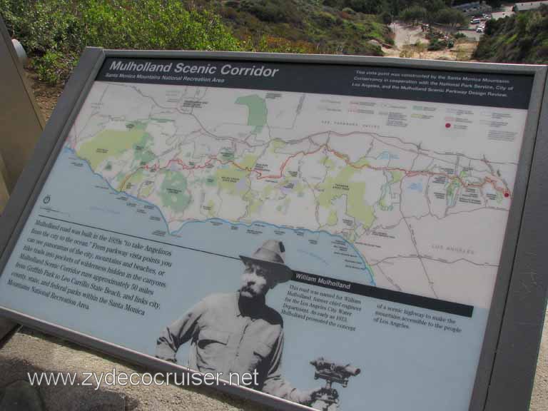 087: Carnival Pride, Long Beach, Sunseeker Hollywood/Los Angeles & the Beaches Tour: Mulholland Scenic Corridor