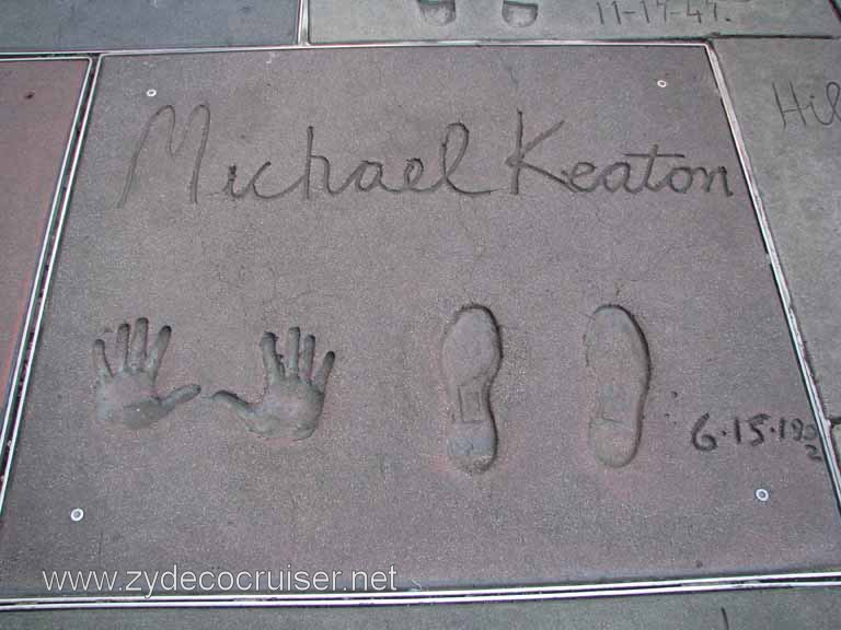 108: Carnival Pride, Long Beach, Sunseeker Hollywood/Los Angeles & the Beaches Tour: Grauman's Chinese Theatre, Michael Keaton prints