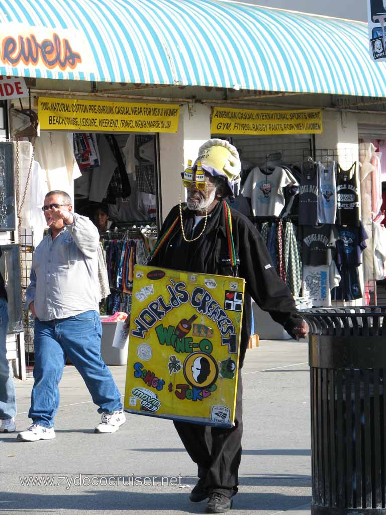 248: Carnival Pride, Long Beach, Sunseeker Hollywood/Los Angeles & the Beaches Tour: World's Greatest Wino - Venice Beach