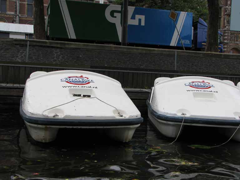 133: Carnival Splendor, Amsterdam, July, 2008, Canal Bike