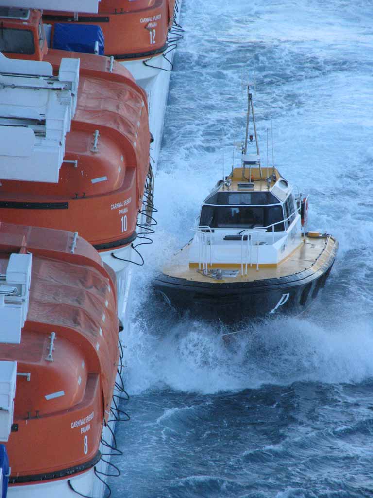 Pilot Boat, Carnival Splendor, Barcelona