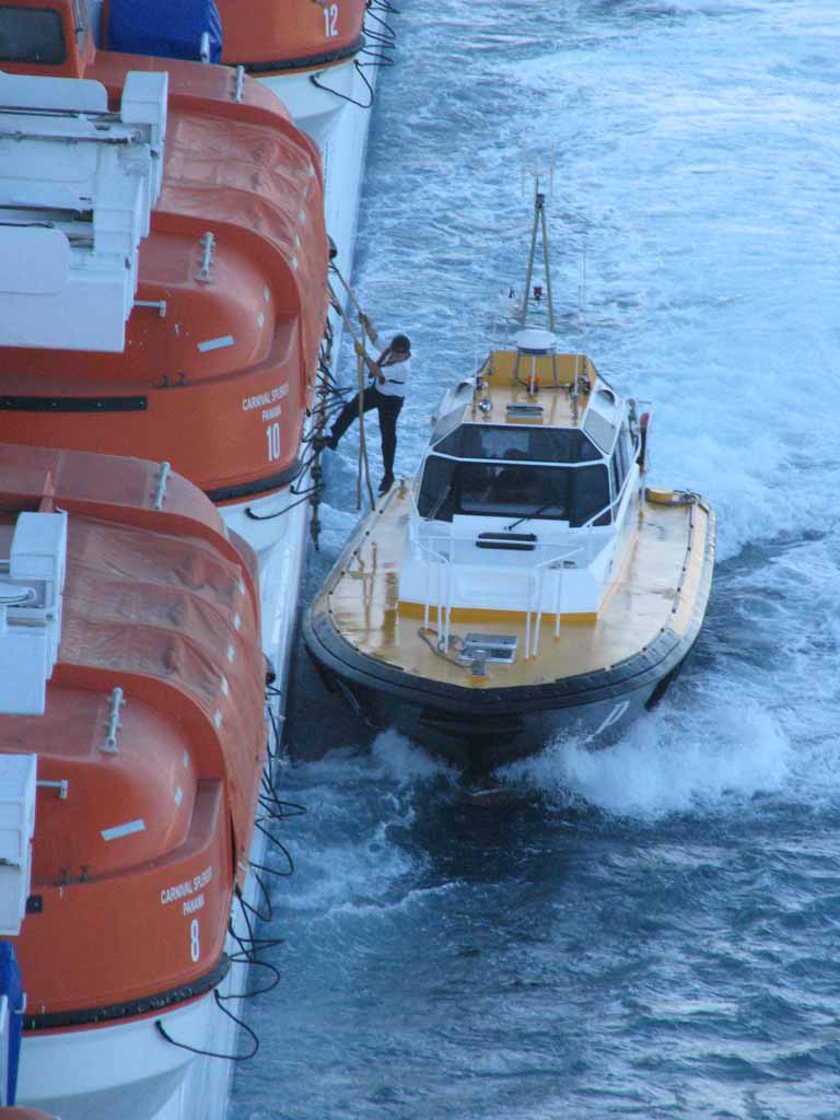 Pilot Boat, Carnival Splendor, Barcelona