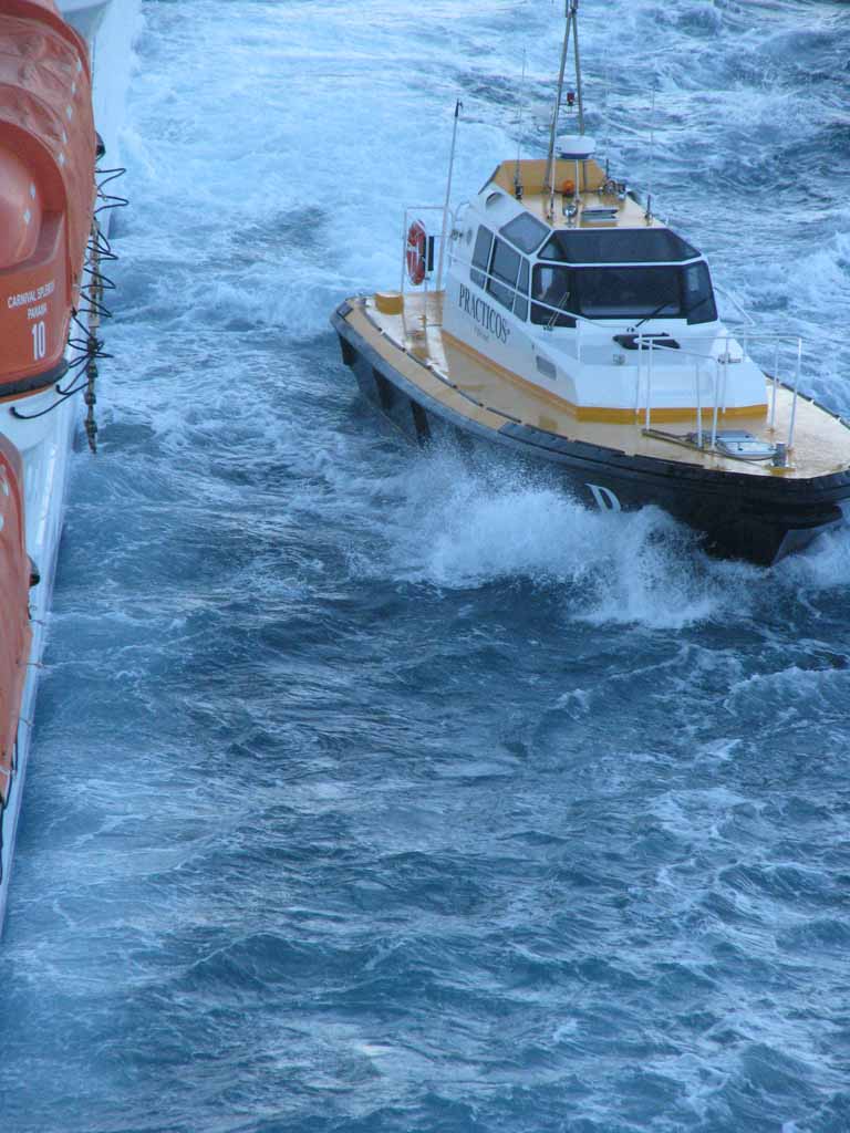 Pilot Boat, Carnival Splendor, Barcelona