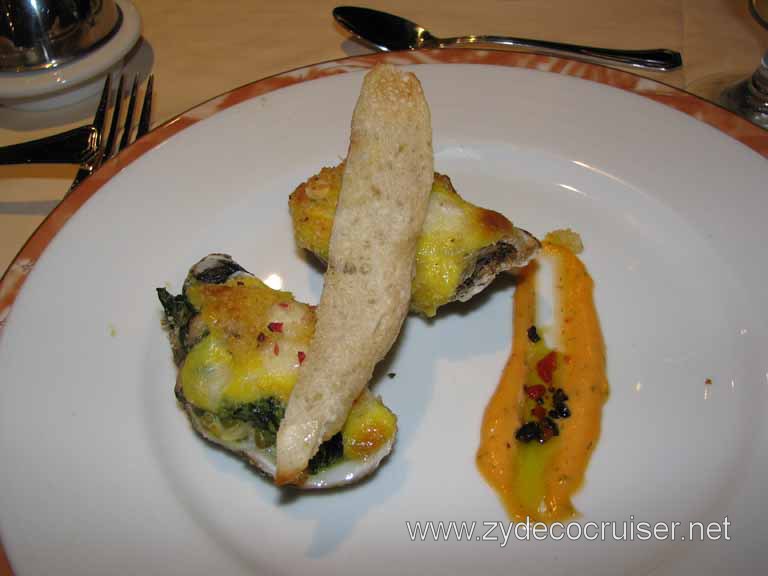 Oysters Rockefeller, Carnival Splendor