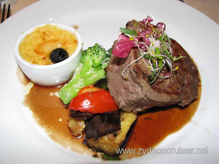 Grilled Filet Mignon, Carnival Splendor