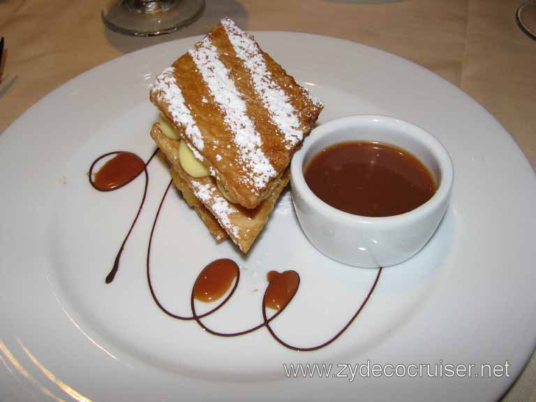 Caramelized Apples on Puff Pastry, Carnival Splendor