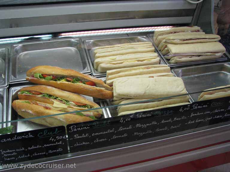 171: Carnival Splendor, Monte Carlo, Monaco, Revelation Tour, St Paul de Vence, France, Sandwiches