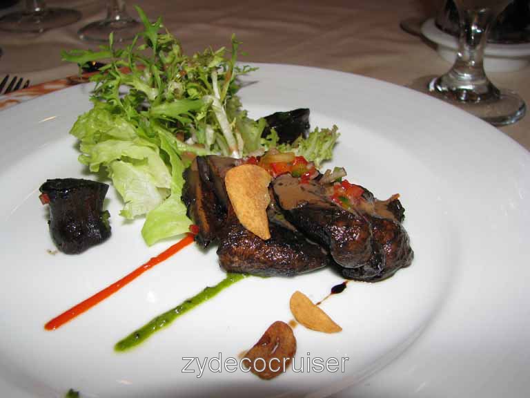 Portobello Mushroom and Mesclun Lettuce, Carnival Splendor 8