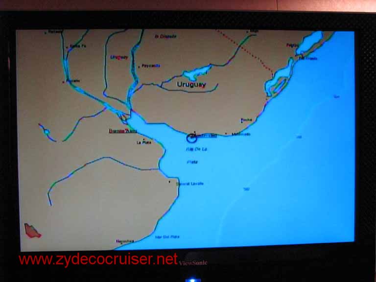 175: Carnival Splendor, Montevideo, Uruguay - GPS Tracking