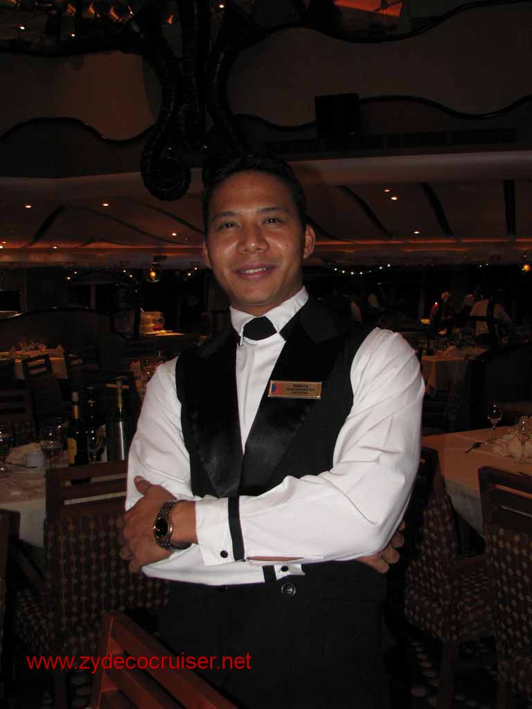 193: Carnival Splendor, Montevideo - Runata, Headwaiter, Indonesia