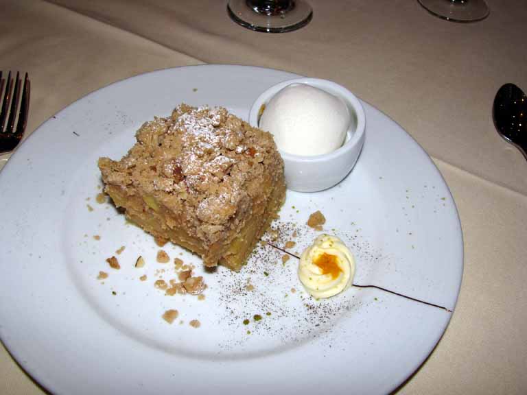 Apple Crumble Cake, Carnival Splendor