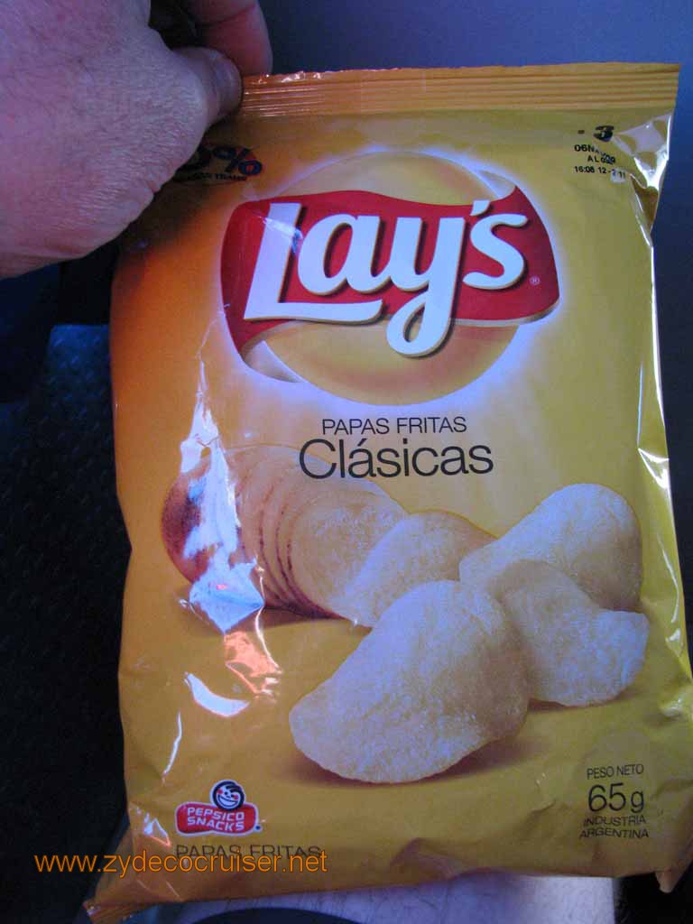 033: Carnival Splendor, Puerto Madryn, Penguins Paradise, Punta Tombo Tour - Lays Papas Fritas Clasicas