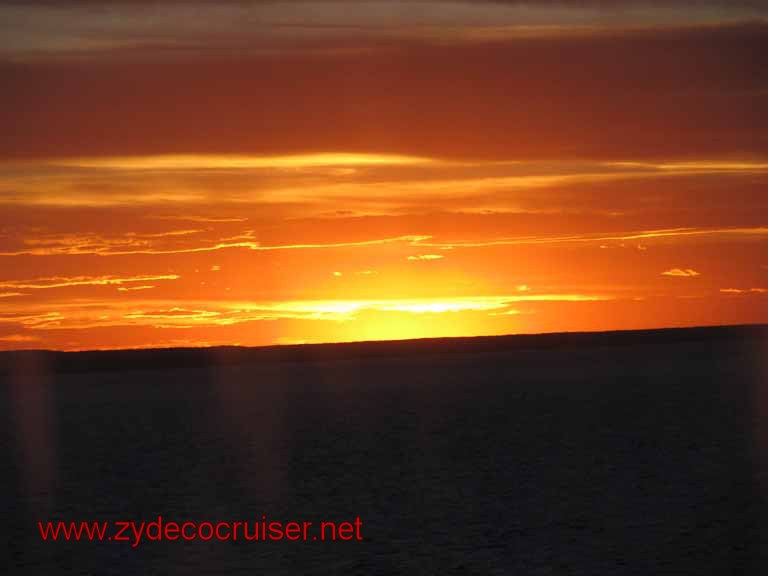 291: Carnival Splendor, Puerto Madryn, Sunset