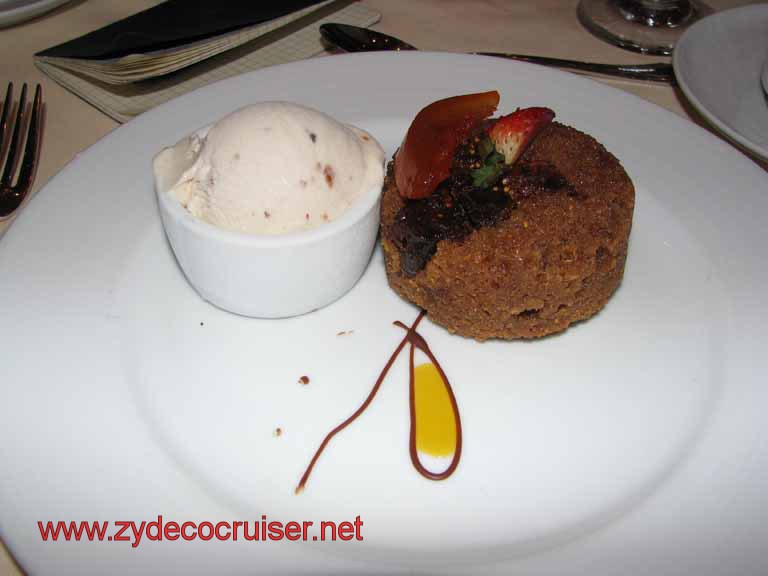 303: Carnival Splendor, Puerto Madryn, Warm Fig, Date, and Cinnamon Cake