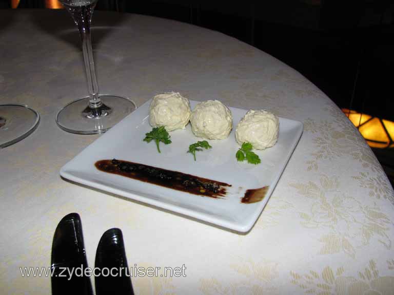 003: Carnival Splendor, Pinnacle Supper Club, Grand Tasting Menu, Fancy Butter