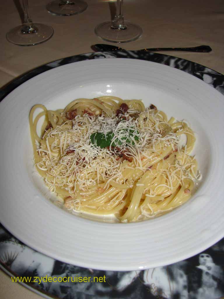 Spaghetti Carbonara {starter}, Carnival Splendor