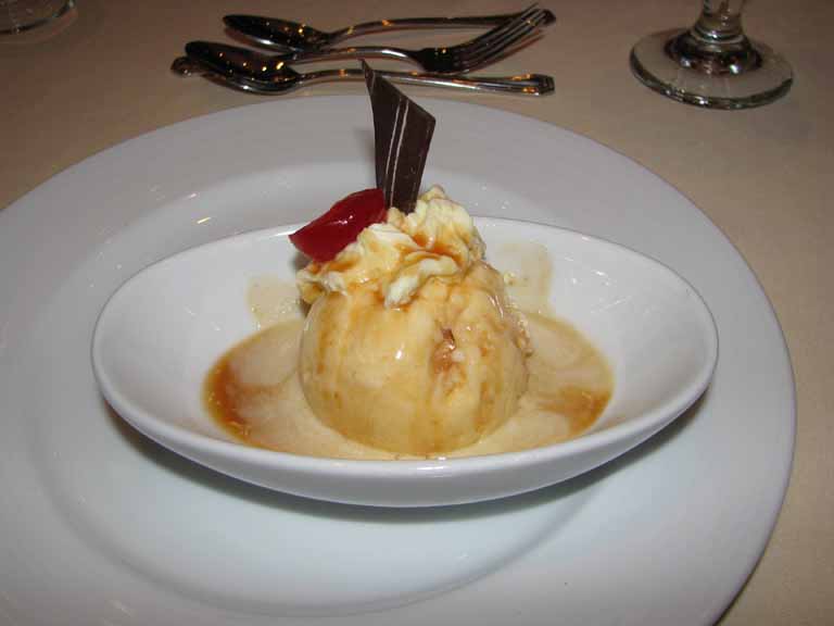 Butterscotch Sundae, Lunch, Carnival Splendor