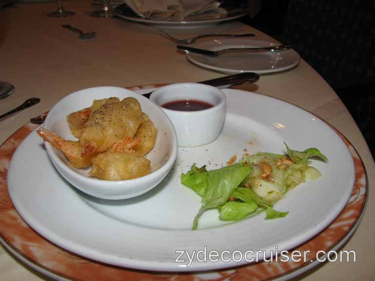 Fried Shrimps, Carnival Splendor