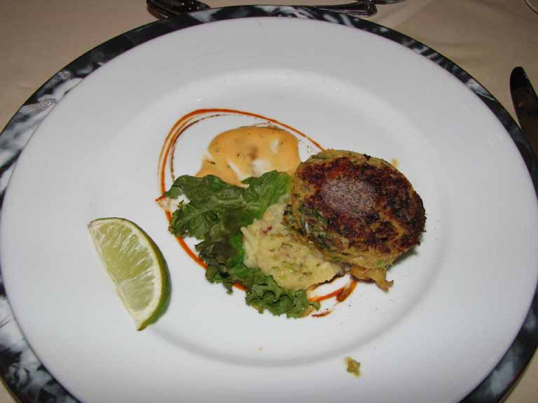 New England Lobster and Crab Cake, Carnival Splendor