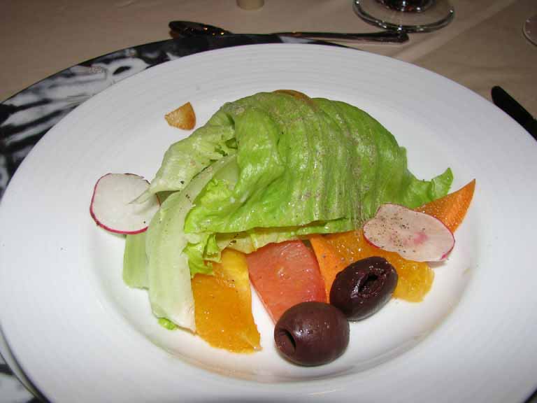 Heart of Iceberg Lettuce, Carnival Splendor