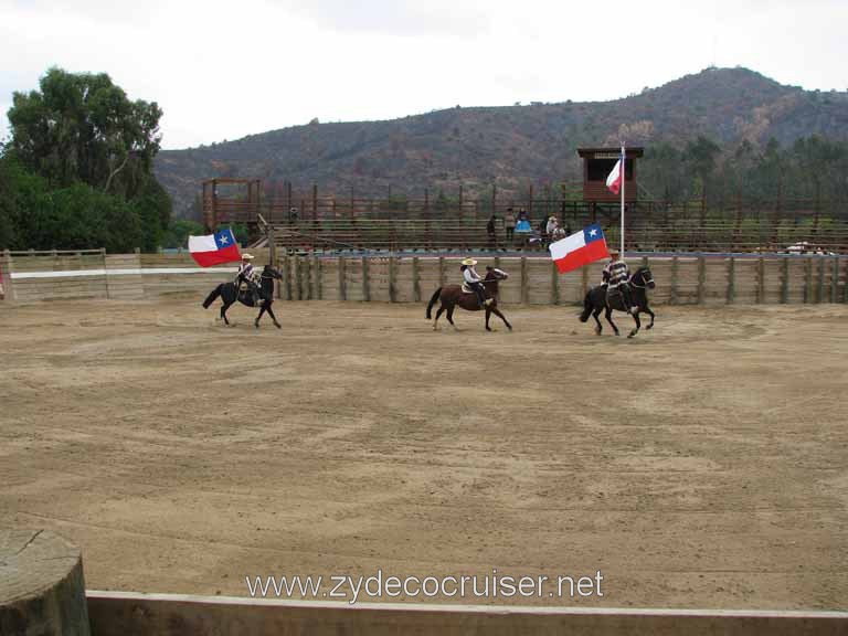 193: Carnival Splendor, 2009, Valparaiso-Santiago transfer, Wine, Horses, and Santiago tour, 