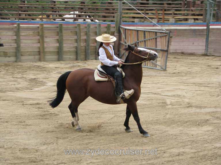 195: Carnival Splendor, 2009, Valparaiso-Santiago transfer, Wine, Horses, and Santiago tour, 