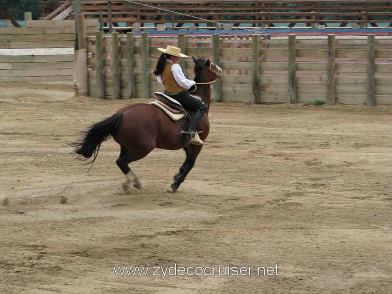 196: Carnival Splendor, 2009, Valparaiso-Santiago transfer, Wine, Horses, and Santiago tour, 