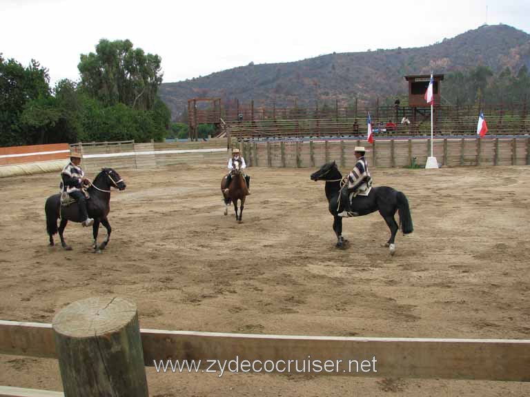 207: Carnival Splendor, 2009, Valparaiso-Santiago transfer, Wine, Horses, and Santiago tour, 