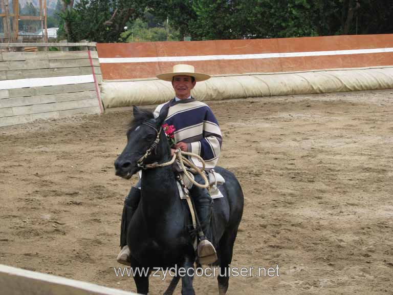 224: Carnival Splendor, 2009, Valparaiso-Santiago transfer, Wine, Horses, and Santiago tour, 