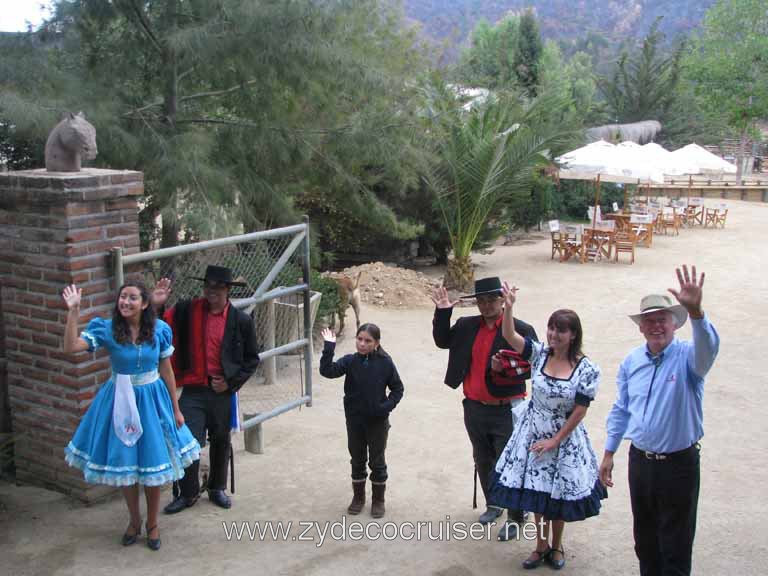 245: Carnival Splendor, 2009, Valparaiso-Santiago transfer, Wine, Horses, and Santiago tour, 