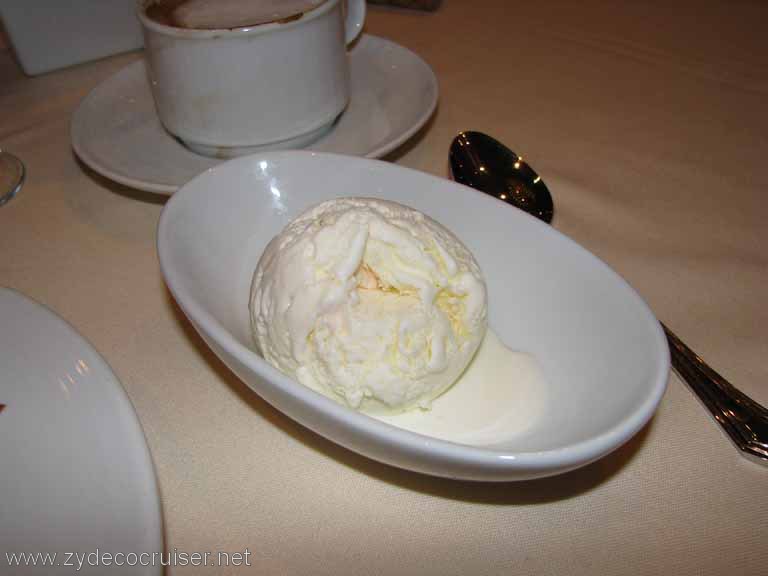 268: Carnival Splendor, Amsterdam, MDR Dinner, Ice Cream