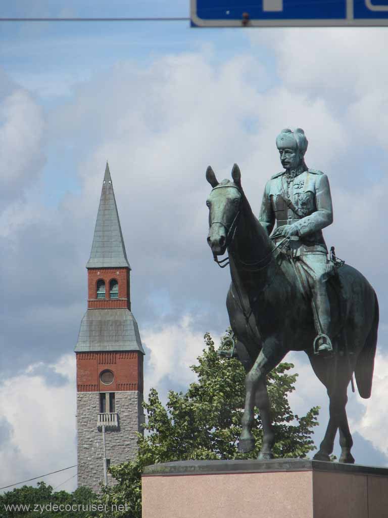 173: Carnival Splendor, Helsinki, Helsinki in a Nutshell Bus Tour, (Boat and Bus), Carl Gustaf Emil Mannerheim Statue