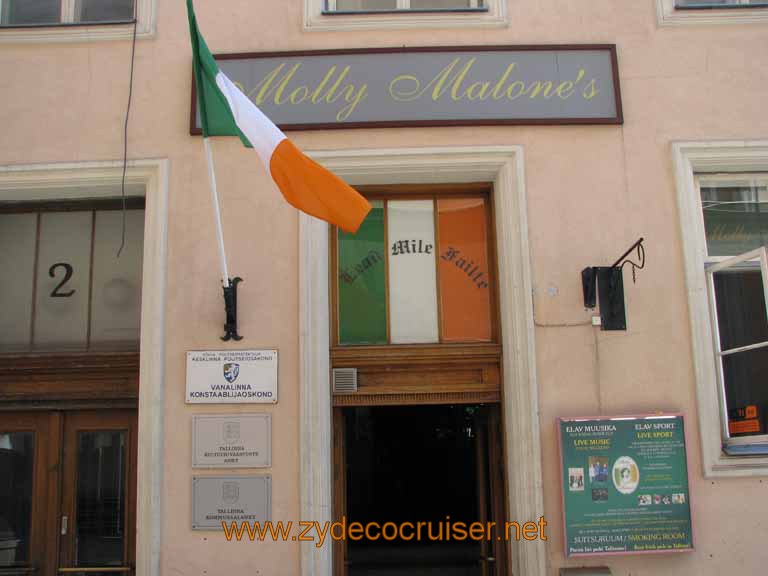 228: Carnival Splendor, Tallinn, Estonia, Molly Malone's