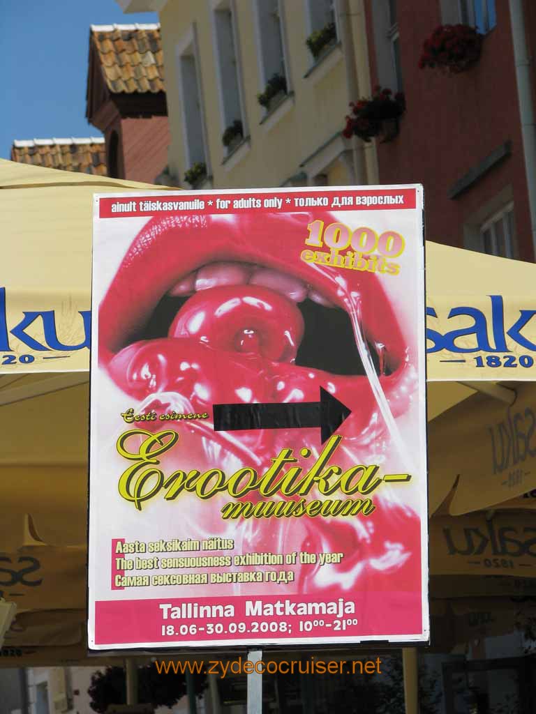 238: Carnival Splendor, Tallinn, Estonia, Erootika muuseum