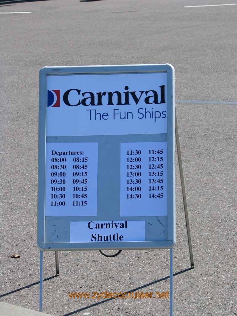 281: Carnival Splendor, Tallinn, Estonia, Carnival Shuttle