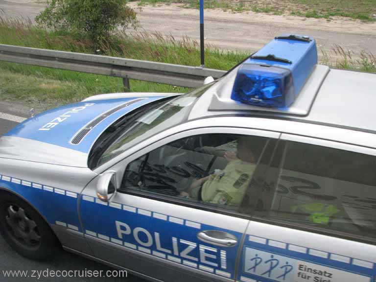 033: Carnival Splendor, Baltic Cruise, Warnemunde, Berlin, Polizei